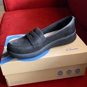 Clarks cloud steppers black 8.5